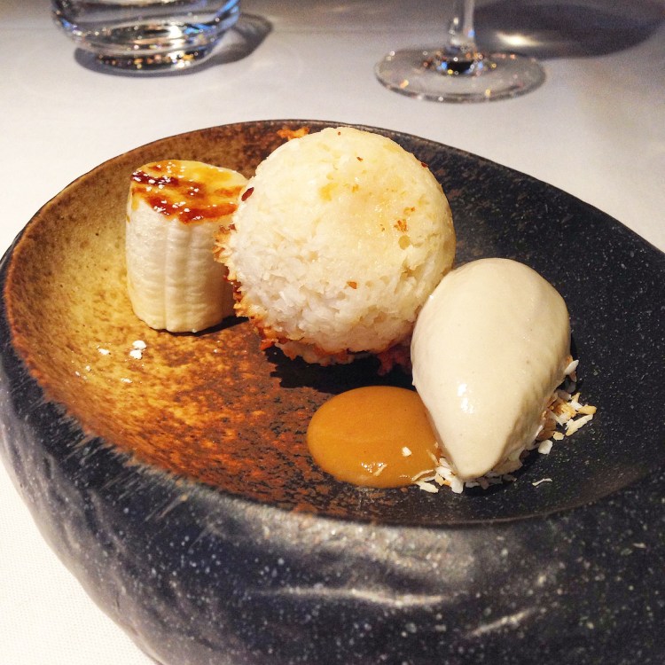 Coconut Macaroon, Rum and Banana