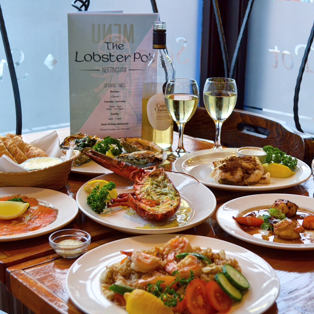 In July 2015 i worked with The Lobster Pot Nottingham to run a compition which meant one lucky Instagrammer won this whole table of Seafood goodness!